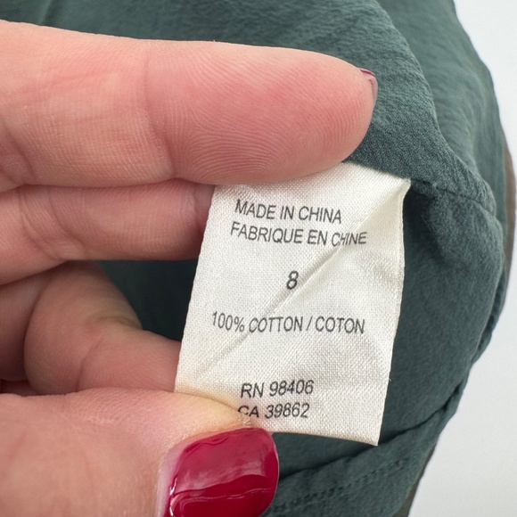 Theory Skirt Women 8 Green Brown Ombre Wrap Sash Tie Preppy Artsy Boho Hippie - Picture 10 of 14